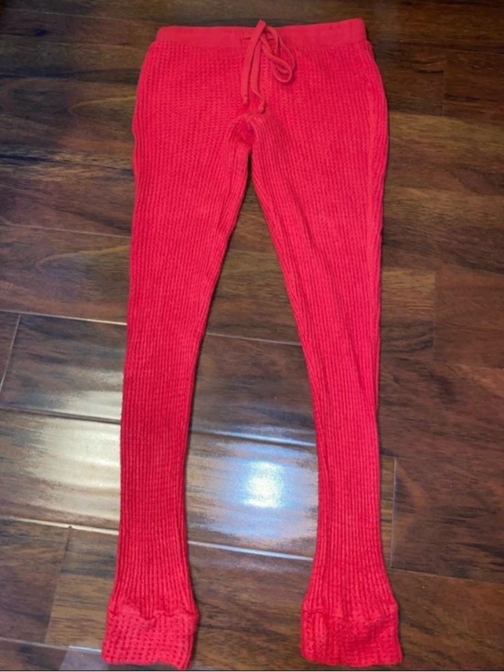 PacSun Red Knit Lounge Pants